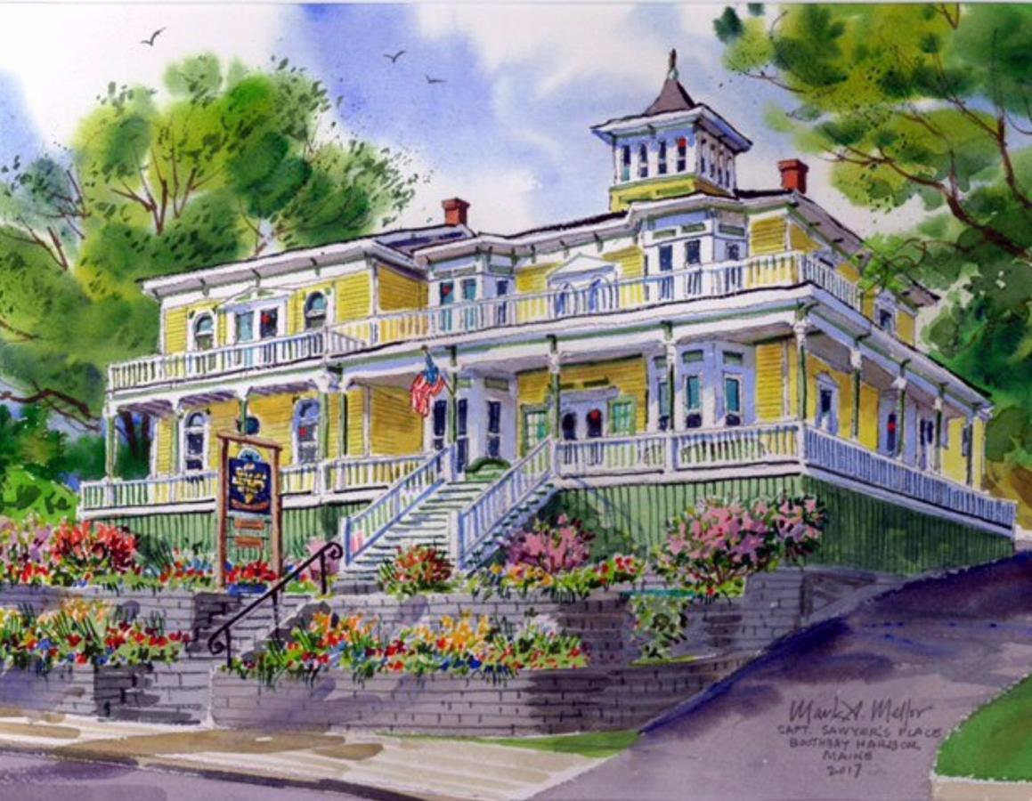 Captain Sawyer'S Bed And Breakfast Бутбей Харбър Екстериор снимка